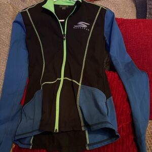 Skechers Green and Black Performance Jacket